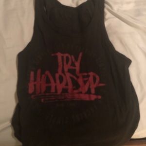 Try harder tank top